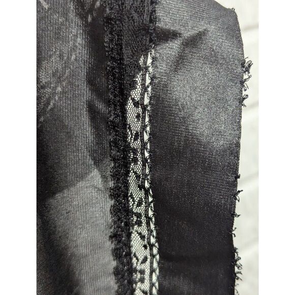 Lorraine Women's Black Solid Adjustable Straps V-Neck Slip Dress Size 36Tall - Picture 6 of 6